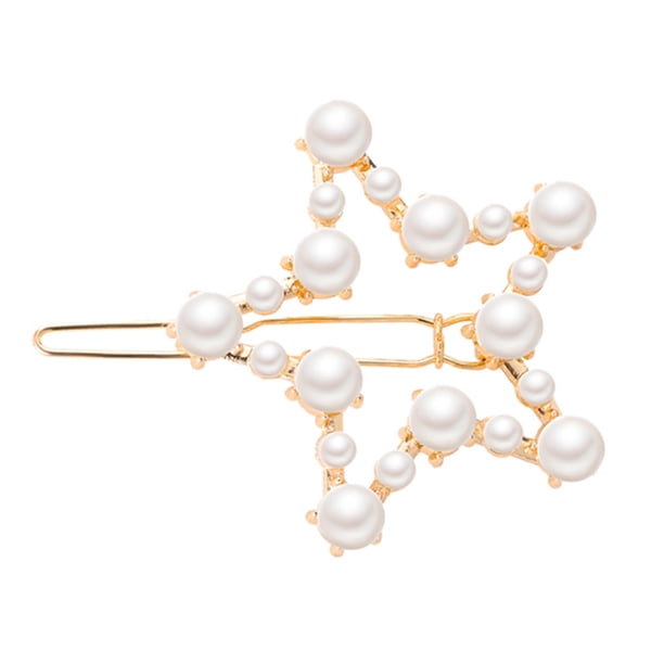 Pinzas para el cabello para mujeres, pinzas para peinar, pinzas para el cabello para niñas, elegantes horquillas con lazo de perla dulce, horquillas para damas, joyería para el cabello.