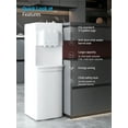thumbnail image 5 of DISHUP Bottom Loading Water Dispenser, Hot/Room/Cold Water Cooler, 3-5 Gallon Bottles, Ideal for Home/Office, White, 5 of 6