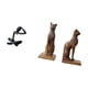 thumbnail image 5 of Figura decorativa de un pensador abstracto moderno y un gato. Colección de figuras únicas para mesa, estante, escritorio, oficina o como regalo de, 5 of 8