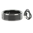 thumbnail image 2 of Traqueur de Mise en Forme Intelligent pour Doigts, Données Précises en Acier Inoxydable Pratique Suivre la Durée de l'Exercice Bague Intelligente pour Doigts avec Câble de Chargement pour la Randonnée Taille 817.7mm / 0.7 Po, Taille 918.9mm, 2 of 7