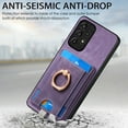 thumbnail image 2 of Dteck for Samsung Galaxy A23 5G Case, 2 in 1 PU Leather Mag Safe Phone Case with Detachable Card Wallet Ring Holder Kickstand for Samsung Galaxy A23 5G/4G,Purple, 2 of 9
