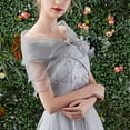 thumbnail image 2 of Women Evening Party Shrug Solid Color Shawl Dress Cover Up Shoulder Cape Wedding, 2 of 8