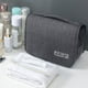 thumbnail image 5 of Bolsa organizadora de cosméticos colgante - Almacenamiento para artículos de aseo húmedos y secos con ganchos, 24,5x7,5x13cm, poliéster catiónico, cremallera metálica, estuche de maquillaje de viaje, 5 of 9