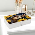 thumbnail image 6 of Crocodile Portable PU Leather Necklace Holder with Removable Compartment and Jewelry Boxes, Earring Holder, Bracelet Holder., 6 of 6