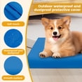 thumbnail image 4 of Threns Dog Bed Cover Oxford Cloth Dog Bed Protector Cover Waterproof Dog Bed Protector Removable Dog Bed Replacement Cover with Zipper for Indoor Outdoor, 4 of 11