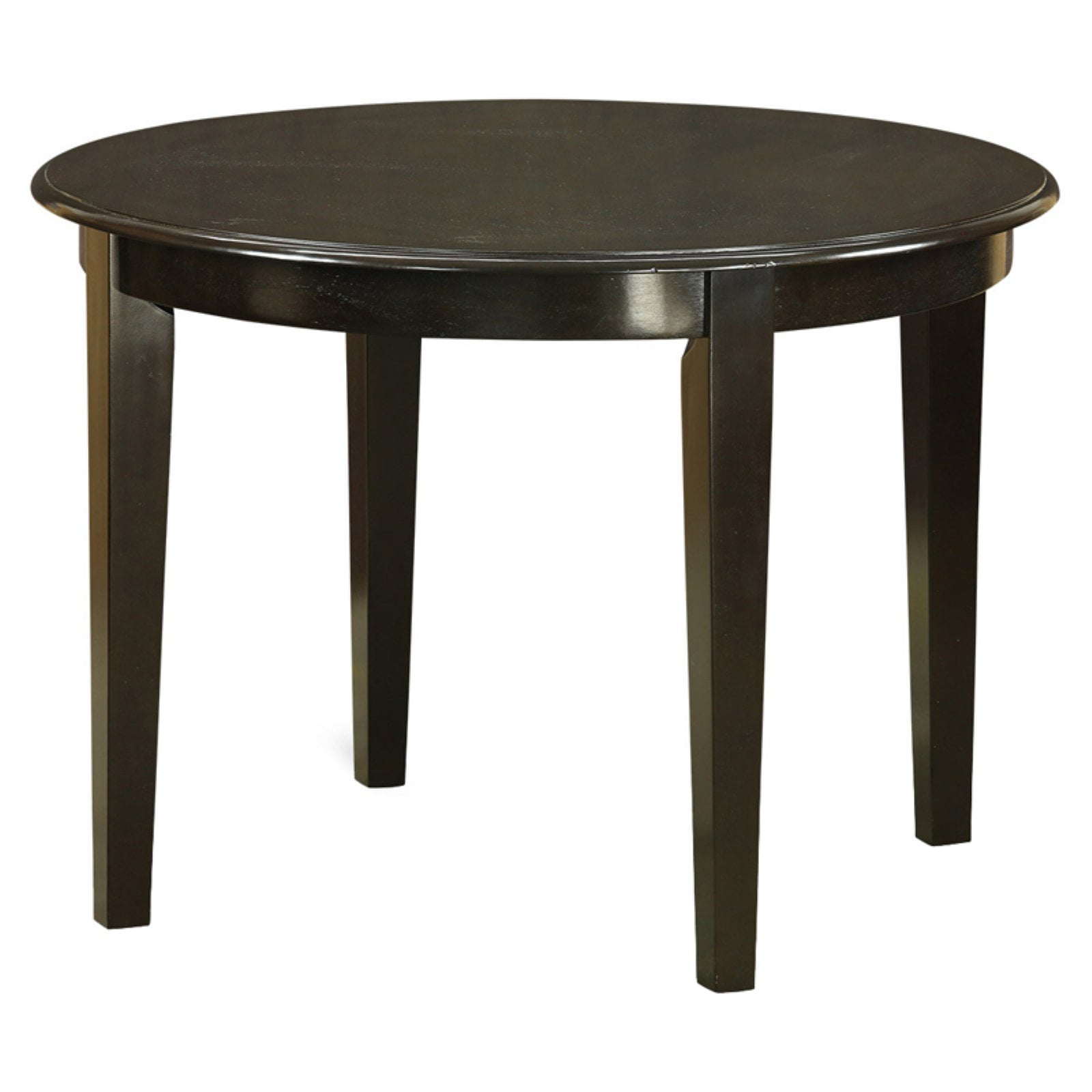 East West Furniture Boston Round Dining Table with 4 Tapered Legs - Walmart.com - Walmart.com