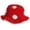 Red, variant on Jiibva 20in Cute Knitted Mushroom Hat Foldable Crochet Fisherman Hat Handmade Knitting Mushroom Hat Crochet Bucket Hat