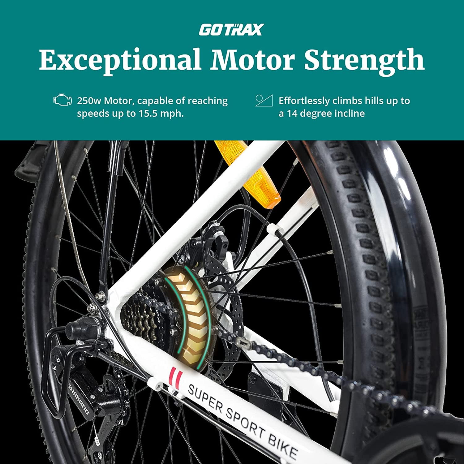 GOTRAX Endura 26inch Electric Bike for 