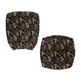 thumbnail image 6 of ZUXONGSY Mushroom Office Chair Cover 2 Pieces Seat Cushion Split Protectors Universal Desk Swivel Chair Cover with Elastic Edge Chair Protector Machine Washable Home Accessories, 6 of 7