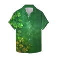 thumbnail image 2 of Men's Short Sleeve Casual Button-Down Shirt with Printed Design for Daily Wear, 2 of 5