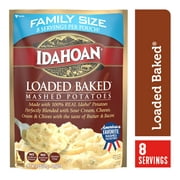 Idahoan Loaded Baked Mashed Potatoes Family Size, 8 oz Pouch