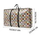 thumbnail image 3 of Baúles de almacenamiento, bolsas reutilizables extragrandes con asas y cremalleras resistentes, bolsa de mudanza lavable y resistente, organizador para debajo de la cama, manta y botella., 3 of 5