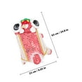 thumbnail image 4 of OULII Costume de Lion Dansant pour Chien en Polyester Rouge Melon D\'eau pour Fête Festive, 4 of 8