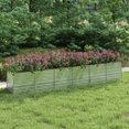 thumbnail image 1 of vidaXL Jardin Surélevé 480x80x77 cm Acier Galvanisé Argent, 1 of 4