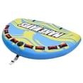 thumbnail image 1 of KFFKFF Towable Tube for Boating, 4 Riders Inflatable Boat Tubes and Towables, 680 lbs Capacity Water Sport Towable Tube for Boat to Pull - with Fins, Full Nylon Cover, 1 of 9