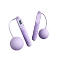 thumbnail image 2 of fastboy PVC Jump Rope Portable Replacement Digital Nonslip Handle Indoor Outdoor Ergonomic Quiet Running Jumping Ropes Purple Ball, 2 of 6