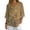 Bamboo Swallow Moon Design, variant on Loose Fit Imitation Linen-Like Blouse for Travel Everyday Wear, V Neck Button Down Women's Imitation Linen-Like Blouse, Tie Dye Circle Pattern, Size Medium