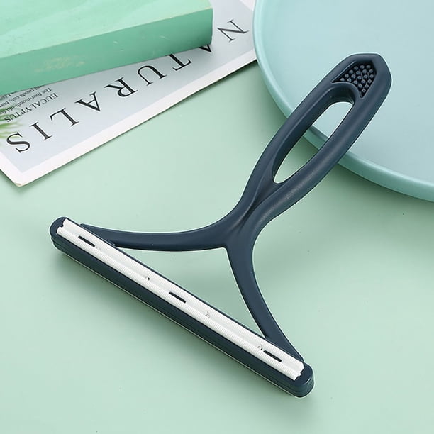 Xihbxyly Quitapelusas de Doble Cara, Cepillo de Afeitar Manual para Suéteres y Ropa, Limpiador de Pelos y Pelusas de Mascotas, Cuidado Rápido y Eficiente de Telas, Diseño Portátil, Cobre Duradero, Ta