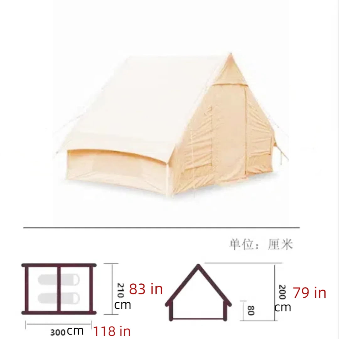 Automatic Inflatable Camping Tent - Waterproof Sun-Resistant Oversized Space for Family Outdoor Picnics & Camping Trips