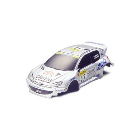 Tamiya R/C Mini 4WD Peugeot 206 WRC Boby Parts Plastic