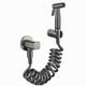 thumbnail image 2 of Gunmetal Gray Bidet Sprayer Douche Toilet Kit Brushed Gray Brassshattaf Shower Head Copper Valve Set Jet Bidet Faucet Gd12, 2 of 3