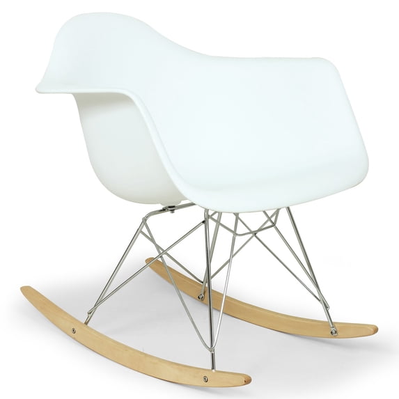 Adult Sized Mid Century Rocking Chair with Arms