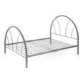 thumbnail image 3 of Hind Metal Platform Bed, Full, Silver, 3 of 6