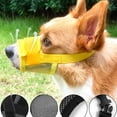 thumbnail image 4 of Nylon Mesh Breathable Dog Mouth Cover, Quick Fit Dog Muzzle with Adjustable Straps，Pet Mouth Cover, to Prevent Biting and Screaming to Prevent Accidental Eating, 4 of 9