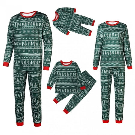 

Christmas Pajamas Matching Sets for Family Funny 2022 Xmas Pjs Soft Comfy Nightwear Cute Holiday Sleepwear Jammies