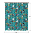 thumbnail image 5 of Baseball Football Pattern Shower Curtain 72"x84" ,Bathroom Decorative Shower Curtains Set with 12 Hooks,Modern Waterproof Washable Shower Curtain, 5 of 6