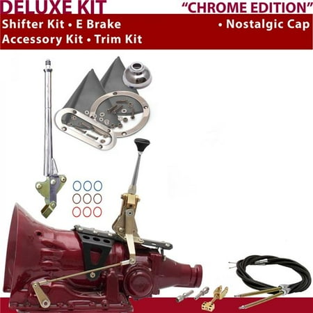 American Shifter TH400 Shifter Kit 6 in. E Brake Cable Trim Kit for D46C8