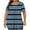 Navy, variant on JTZGDY Women's Plus Size Tops Casual Striped Printed Summer Square Neck Blouses Short Sleeve Ruched Pleated T Shirts Loose Oversized Flowy Beach Tunics Army Green L