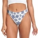 thumbnail image 1 of Fotbe Dark Blue Snowflakes Tanga Sin Costuras para Mujer con Estampado – Panties Invisibles, Transpirables y Cómodos para Uso Diario-XX-Large, 1 of 6
