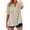 27# Beige, variant on Cotton Linen Shirts for Women 2026 Summer Short Sleeve V Neck Button Down Tops Dressy Casual Oversized Tshirts Coffee S