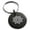 Black, variant on Stainless Steel Celtic Star Knot Engraved Small Medallion Circle Charm Keychain Keyring