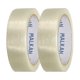 thumbnail image 1 of Uxcell 2 Rollos de Cinta de Estrapado de Filamento, 30 mm x 20 m Cinta Adhesiva Reforzada de Fibra de Vidrio, Transparente, Impermeable para Empaque y Mudanza, 1 of 6