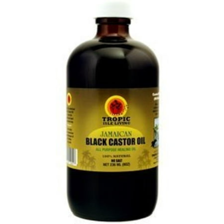 Tropic Isle Living Jamaican Black Castor Oil, 8 oz (Pack of 3)