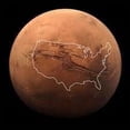 thumbnail image 4 of Mars 3D Topography Model – Valles Marineris, One of the Largest Canyons in the Solar System (Scale 1:12.5M, 1 cm = 125 km), 4 of 10