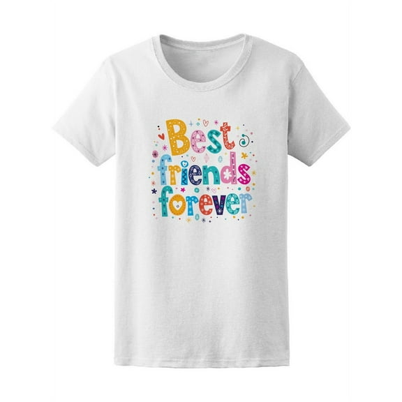 Colorful Best Friends Forever Tee Women's -Image by Shutterstock