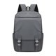 thumbnail image 1 of Mochila para ordenador portátil, mochila de viaje con cremallera a la moda para hombres, para mochilero en la calle Gris, 1 of 9