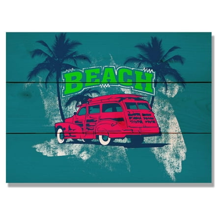 Daydream Wile E Wood Red Beach Woo Indoor Outdoor Cedar Wall Daydream Wile E Wood Red Beach Woo Indoor Outdoor Cedar Wall Art