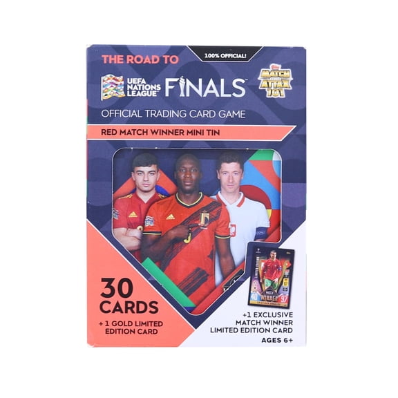 Collectible 2022 RTNL Attax Mini Tin | Red Match Winner