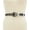 White/Black, variant on Steve Madden Women’s Grommet Pant Belt, White/Silver, X-Large