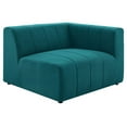 thumbnail image 1 of Sofa Corner Chair, Fabric, Teal Blue, Modern Contemporary Urban Design, Living Lounge Room Hotel Lobby Hospitality, 1 of 8