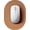 Caramel Brown, variant on PROMATTOO Small Mouse Pad for Laptop 2/4 Pack,Oval & Waterdrop,Vegan Leather Mini Travel Mouse Pad,Waterproof, Non-Slip