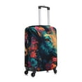 thumbnail image 6 of Cauagu Colorful Flower Goat Print Travel Luggage Cover,Travel Dust-proof Suitcase Cover Softside Suitcase Protector for 18-32inch,Not Included Suitcase, 6 of 8