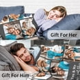 thumbnail image 5 of Custom Blanket with Photo Personalized Blankets and Throws Picture Blanket for Mothers Day Birthday Customized for Mom Dad Couple Girlfriend Boyfriend Wife Husband Blankets, 5 of 5