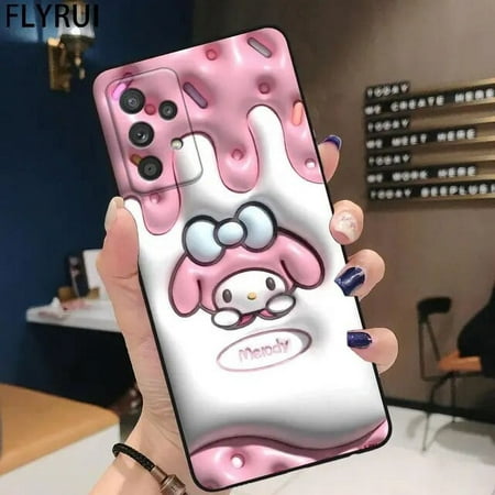 Anime Hello K-kitty K-Kuromi Phone Funda Case For Samsung Galaxy S23 S22 S21 S20 FE S10 S10E LITE S9 S8 PLUS ULTRA 5G Shell Case