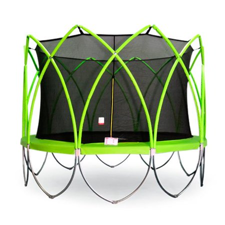 Spark 12-Foot Trampoline  with Safety Enclosure  Green (Box 1 of 6) [581199959]