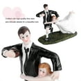 thumbnail image 4 of Intricate Details Wedding Cake Topper, Funny Wedding Cake Decoration, High-Quality Fine Resin For Marriage Wedding, 4 of 8